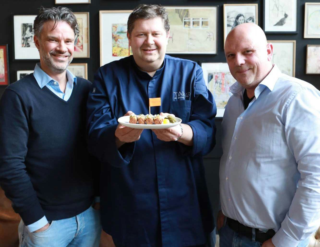 Pieter Stevense, Schilo van Coevorden en Frank Tjepkema.