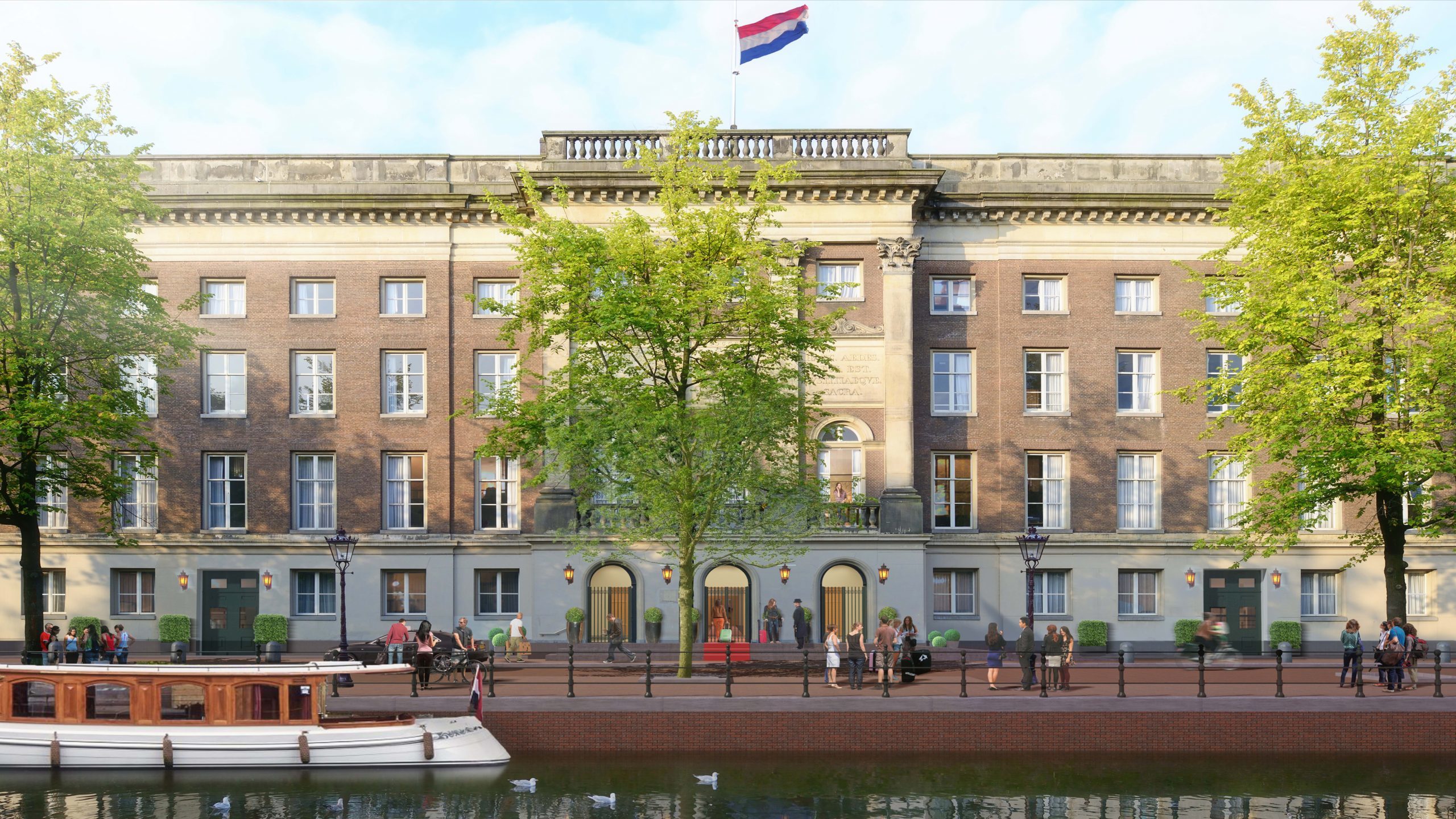 Artist impression van Rosewood Amsterdam