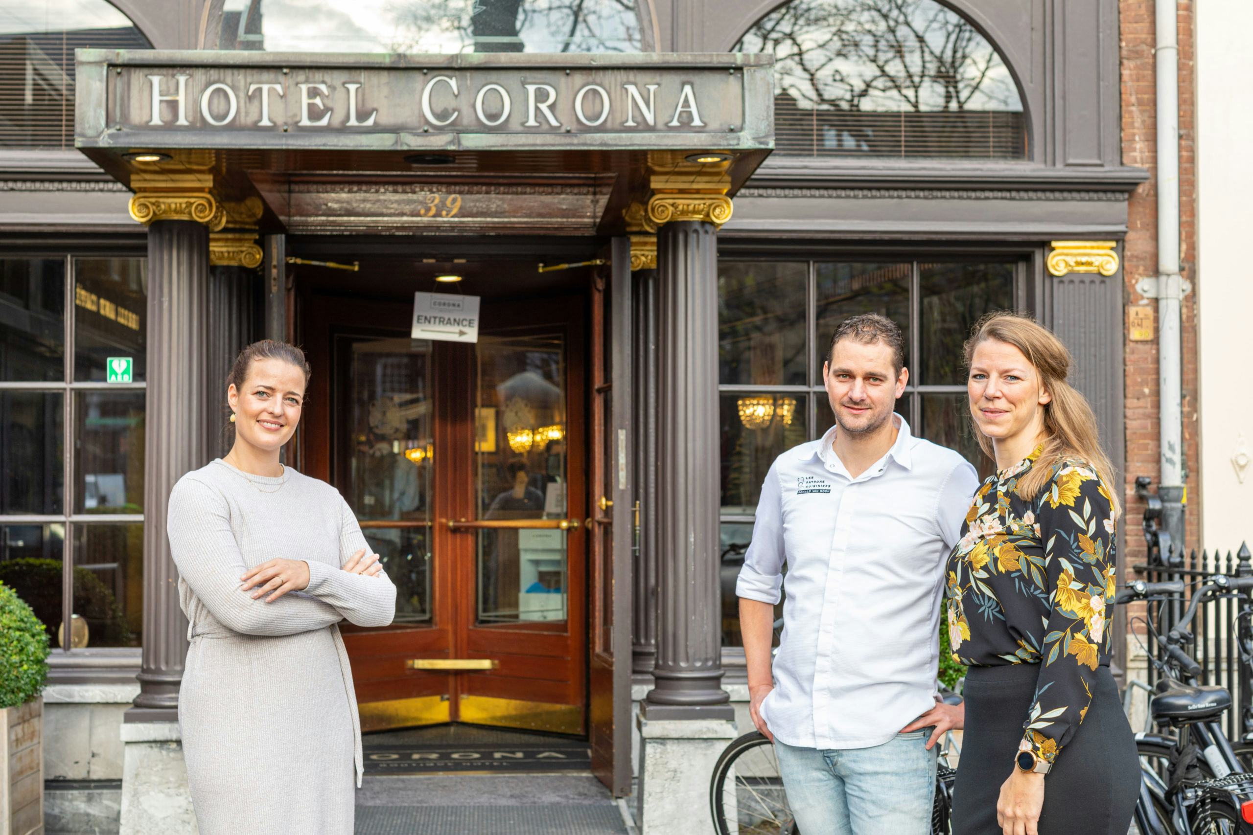Mariëlle van der Hilst – de Haas (Hotel Corona), Ronald van Roon & Bianca Fellinger (Restaurant Calla's)