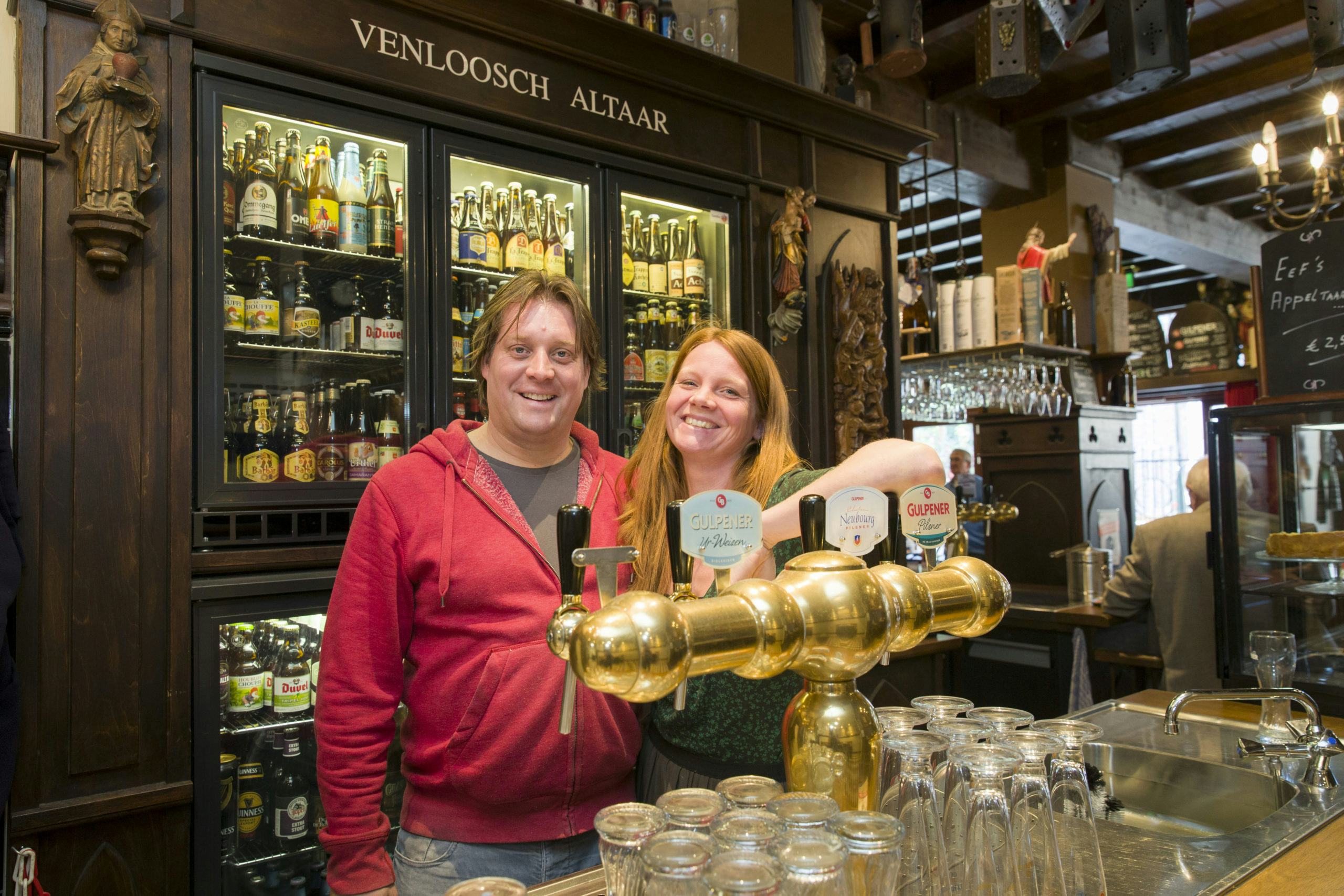 Louis en Eef Klaassens van Café De Klep (archiefbeeld Misset Horeca, 2017)