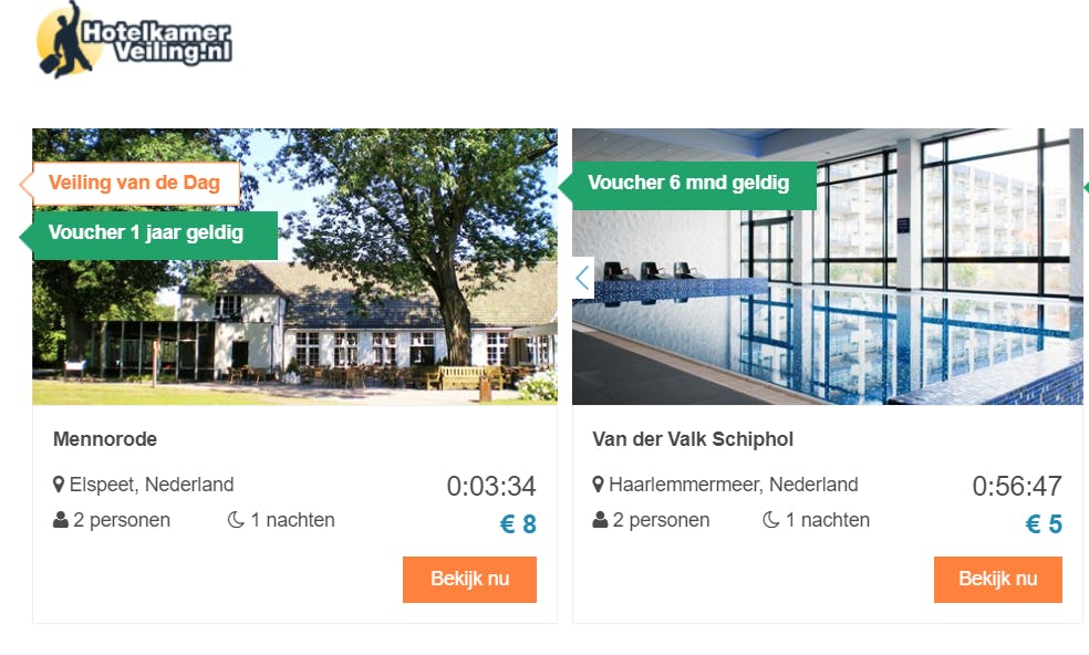 Hotelkamerveiling.nl: ruim 75% meer veilingen sinds coronacrisis