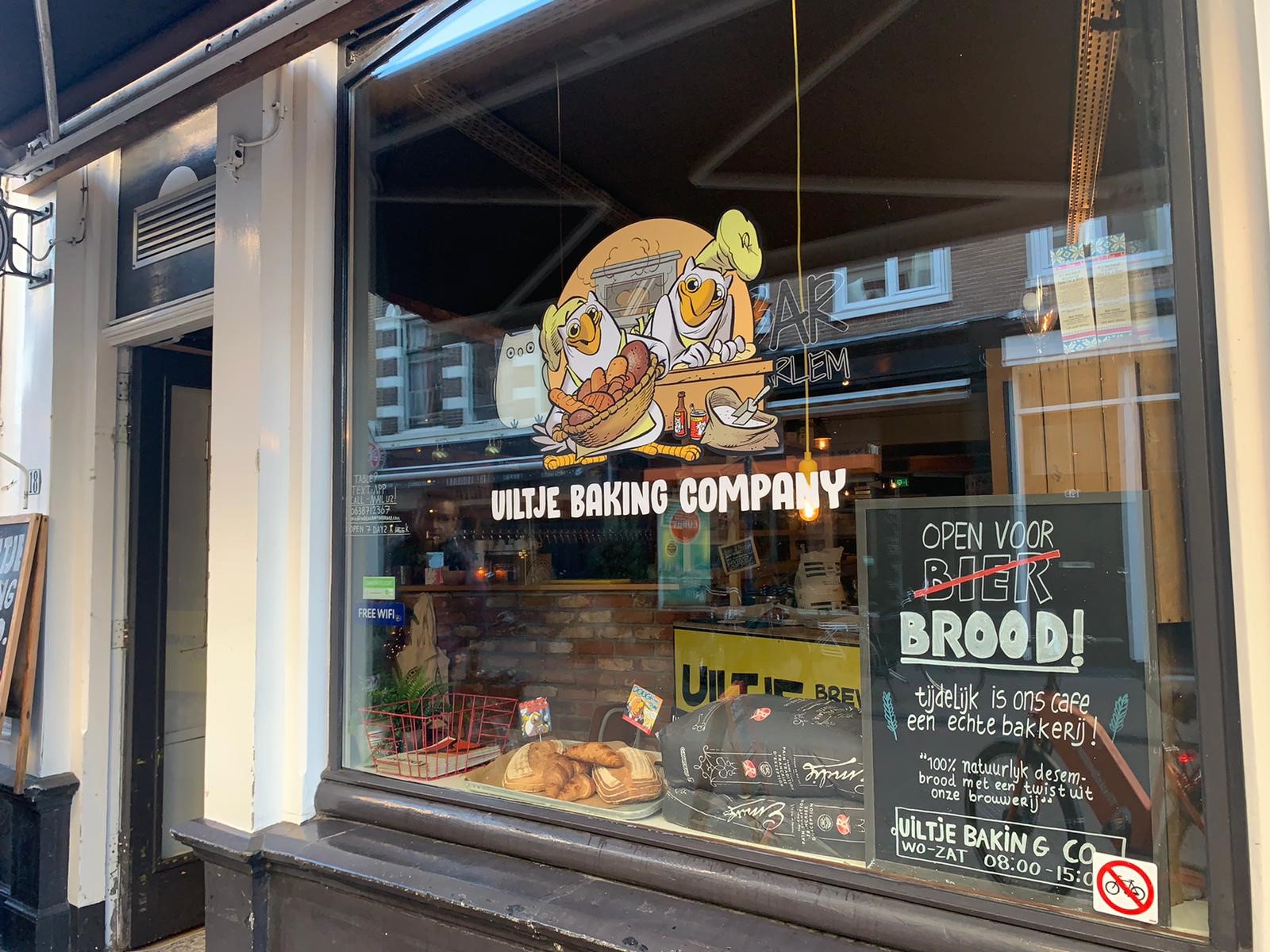 Uiltjes speciaalbiercafé wordt in lockdown Uiltje Baking Company