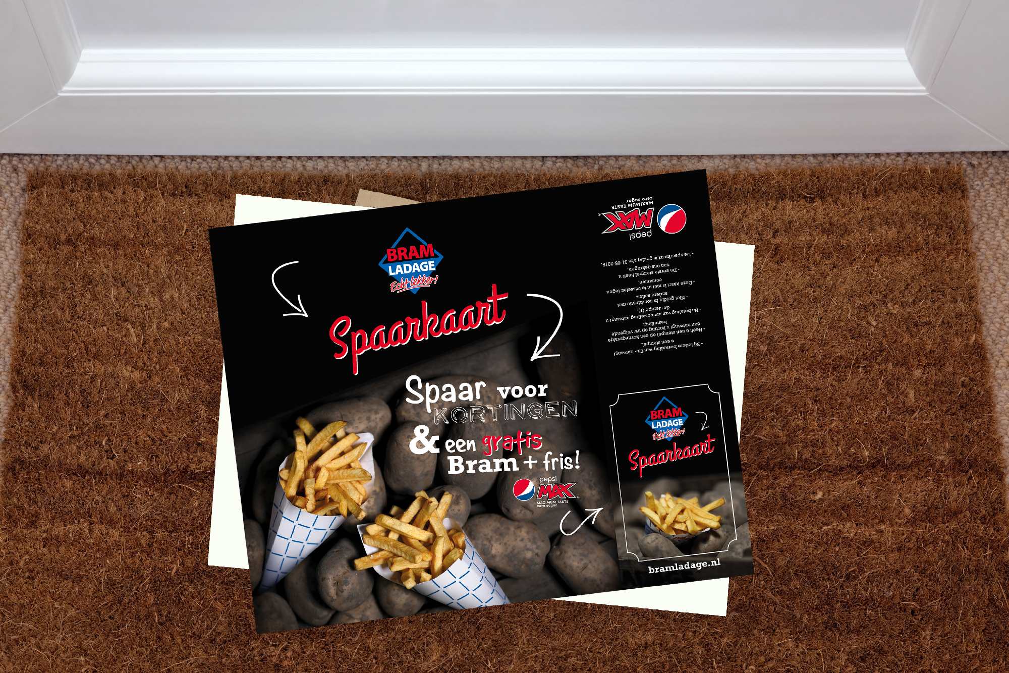 Bram Ladage deelt uit: spaarkaart voor korting en gratis patat