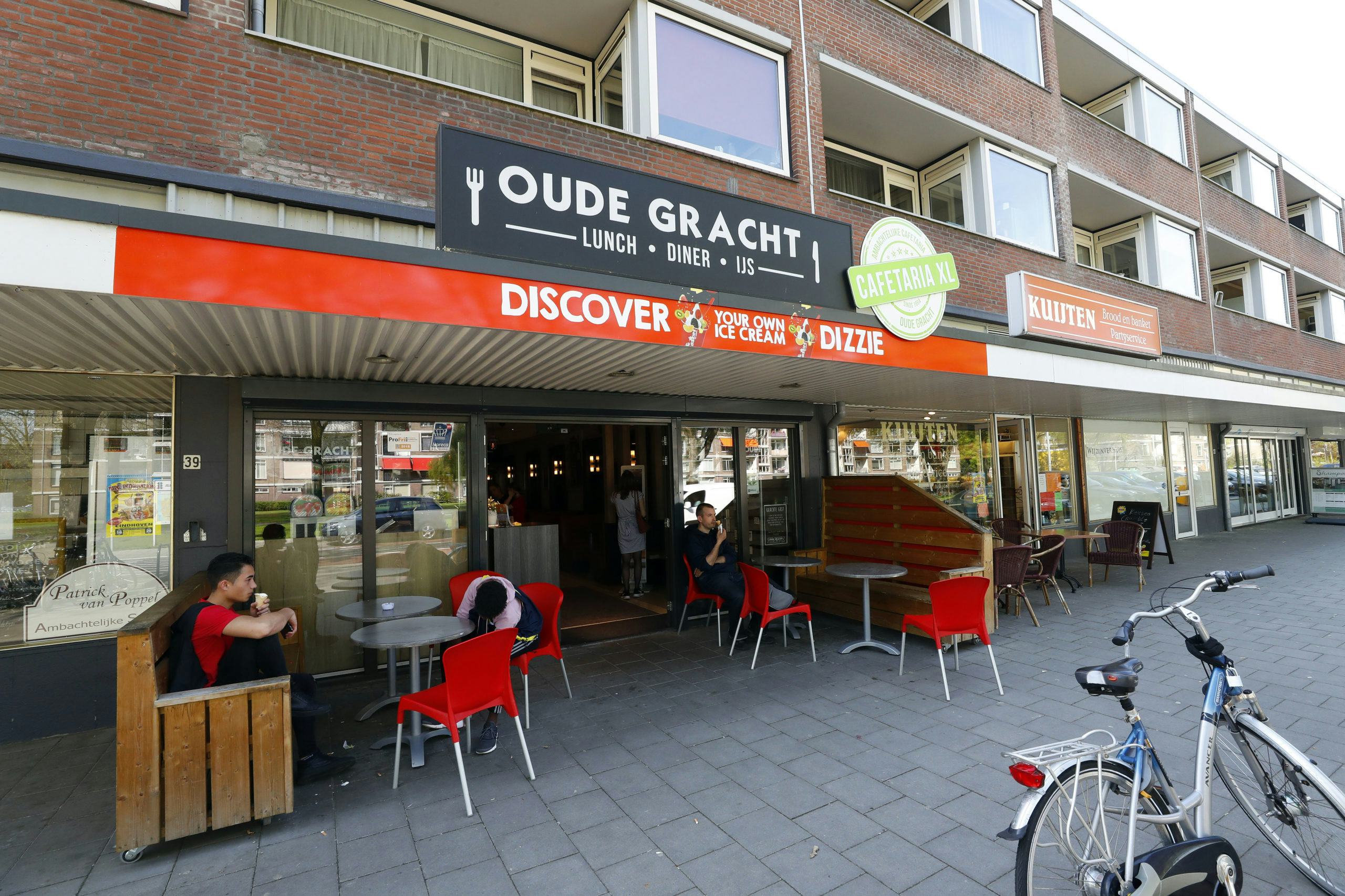 Cafetaria XL Oude Gracht in 2018. Beeld: Fotopersburo Bert Jansen 