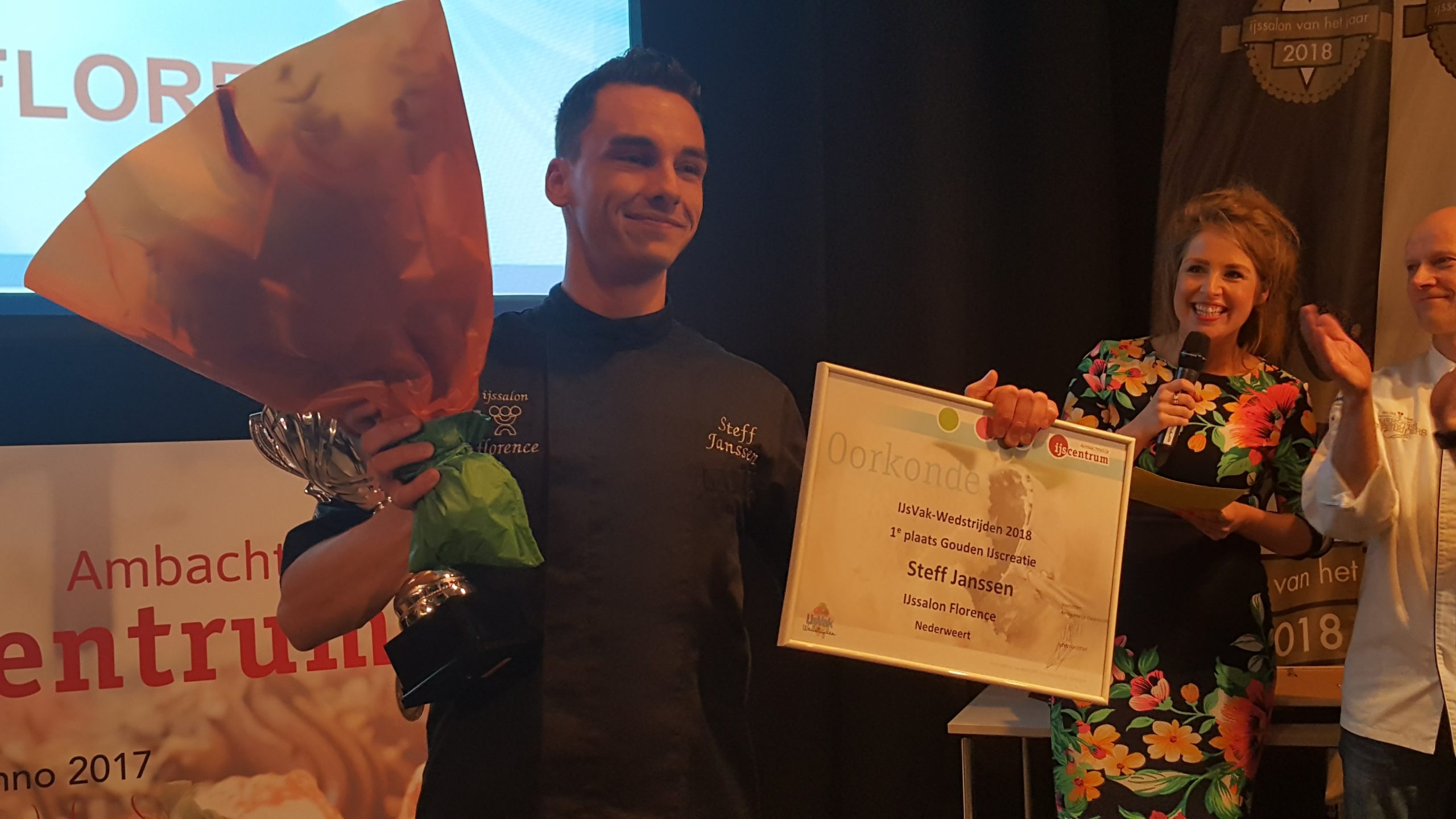 Steff Janssen wint De Gouden IJscreatie