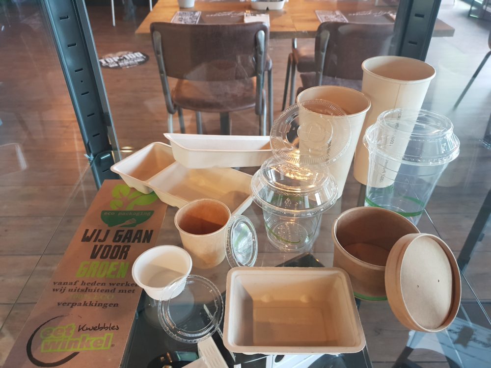 Eetwinkel Kwebbles doet plastic verpakkingen in de ban