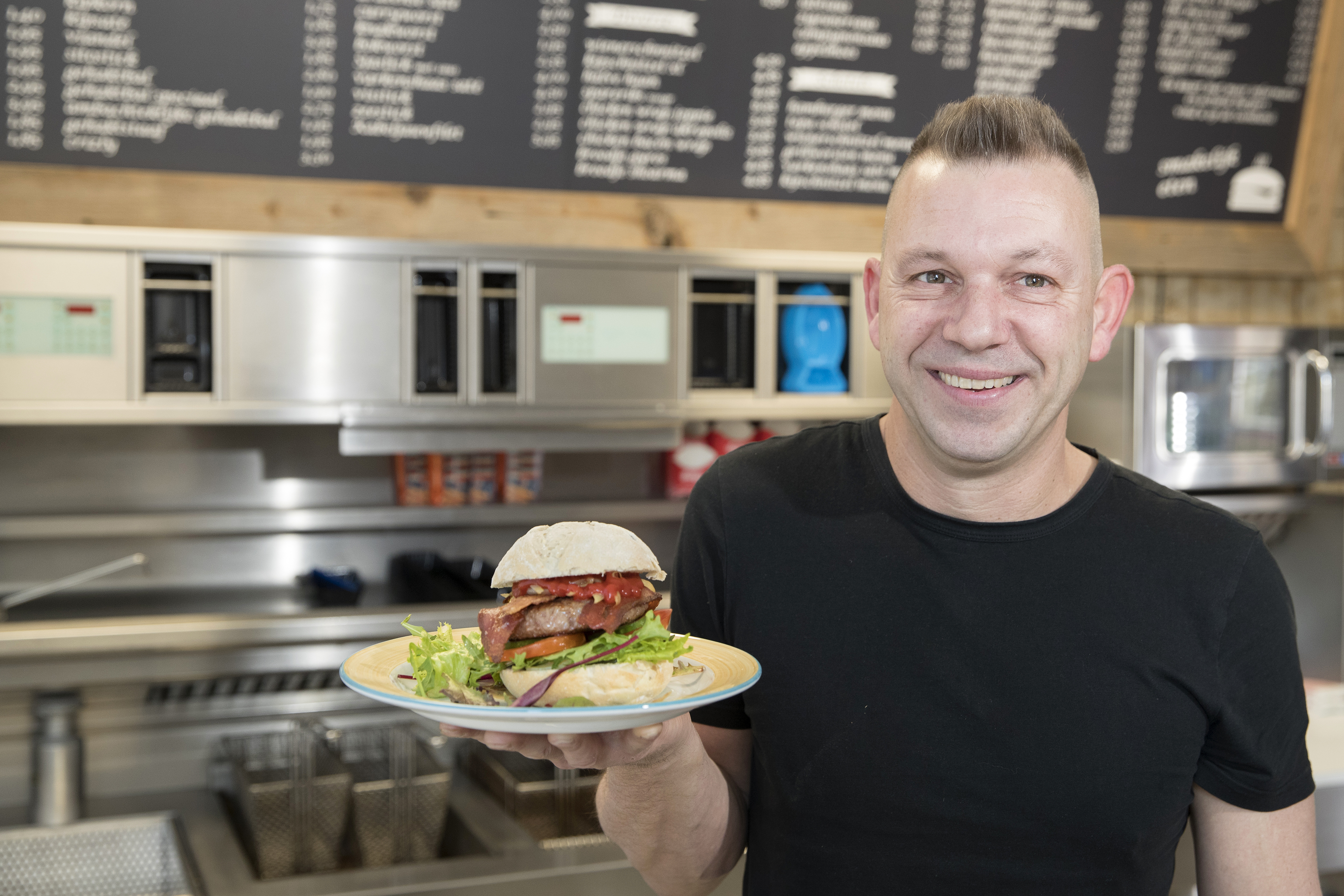 Voor Arno Gubbels van Arno’s Burgers and More heeft Wagyu zeker meerwaarde.  Foto: Marcel van Hoorn.