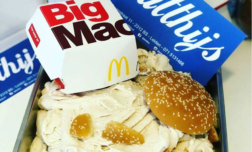 IJssalon baart opzien met Big Mac-ijs