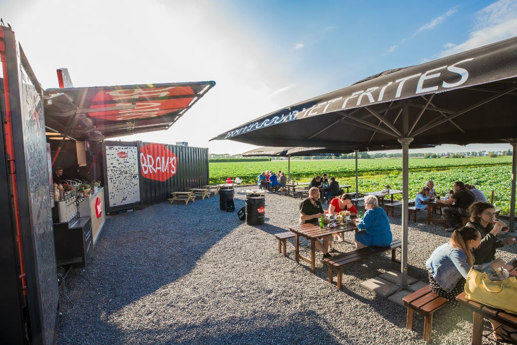 Bram's Gourmet Frites staat weer tussen de aardappelvelden