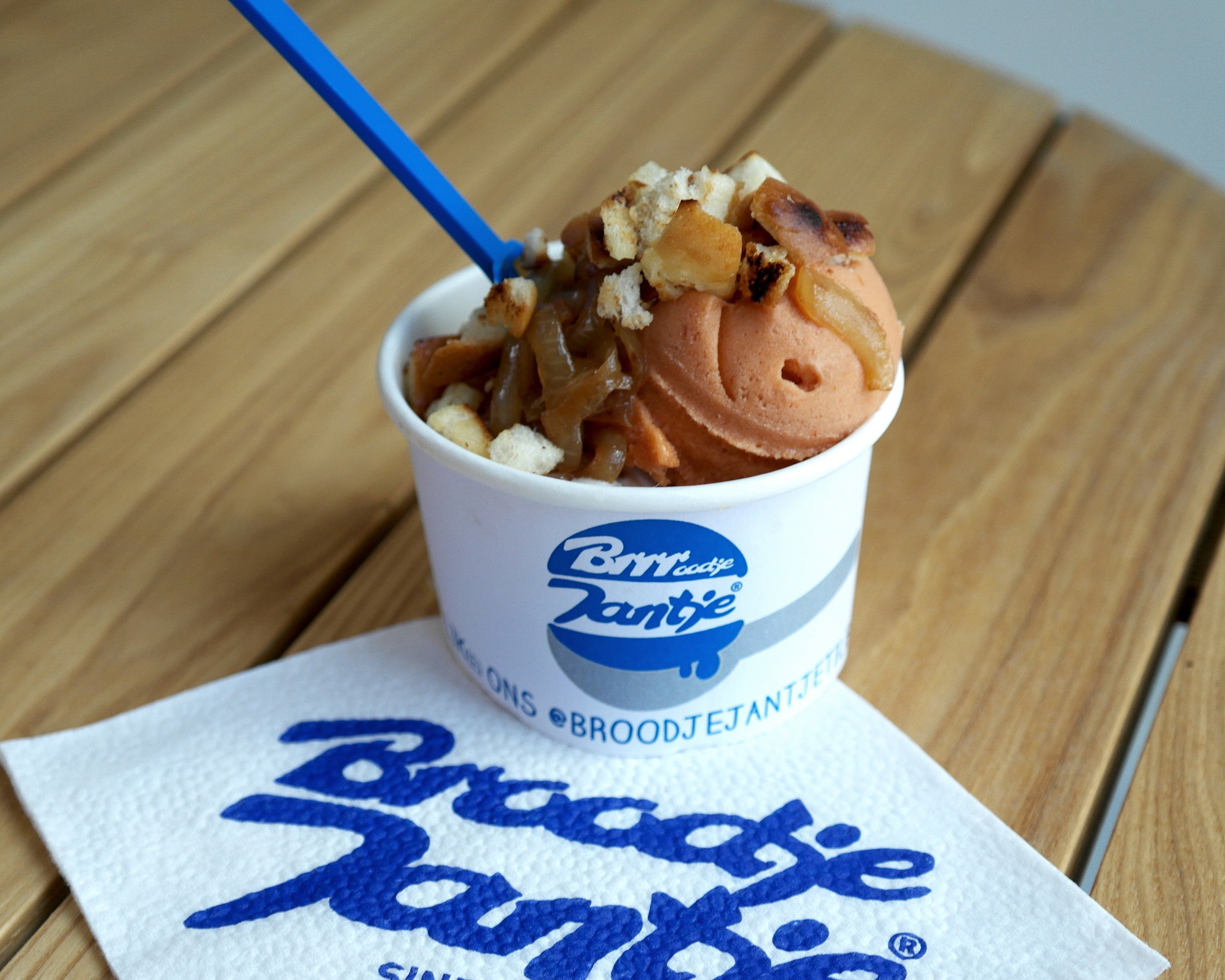 Het Brrroodje Jantje-ijs van Broodje Jantje uit Tilburg.