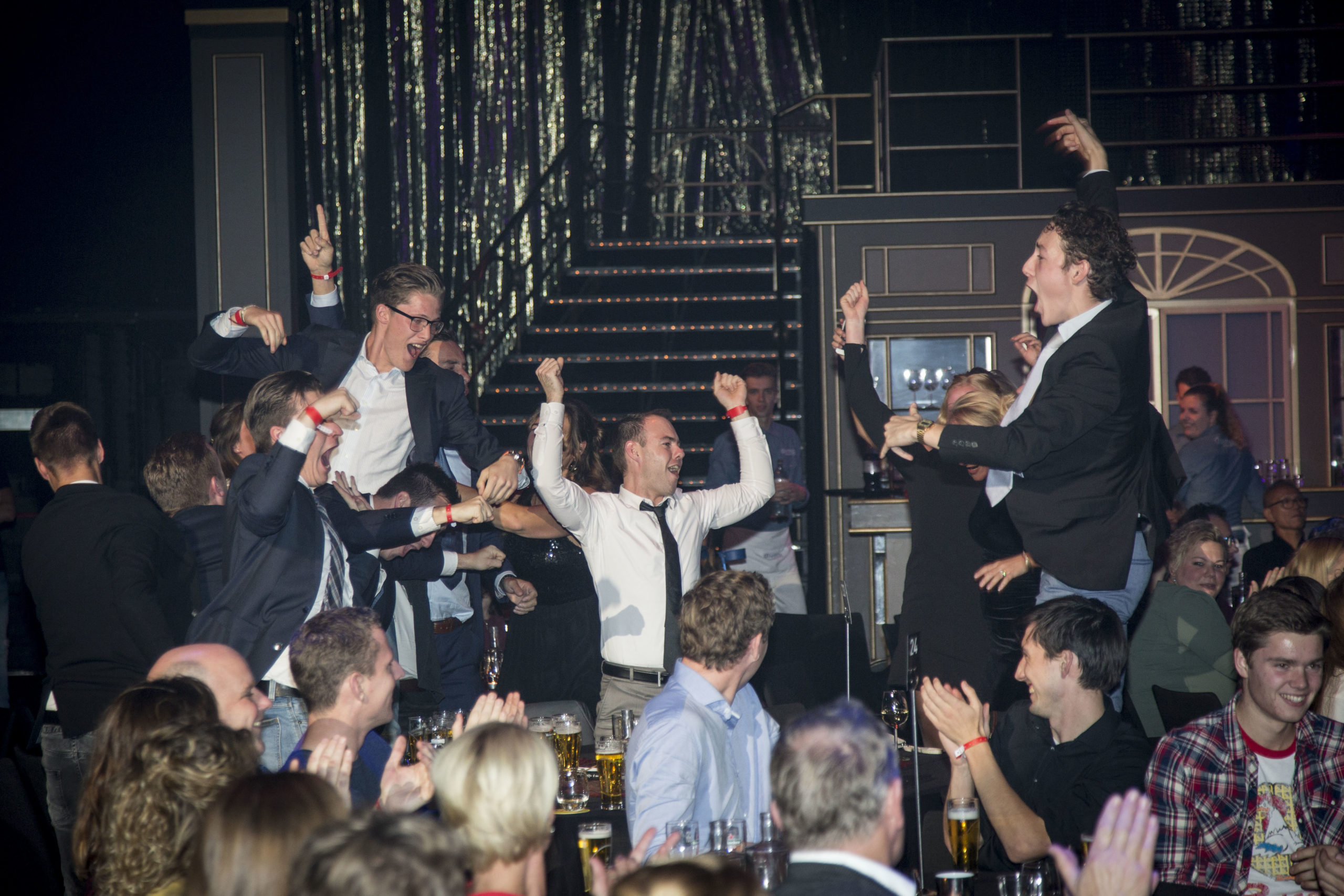 Het team van Het Strandhuys in Bergen op Zoom was best blij met de Publieksprijs in 2017.