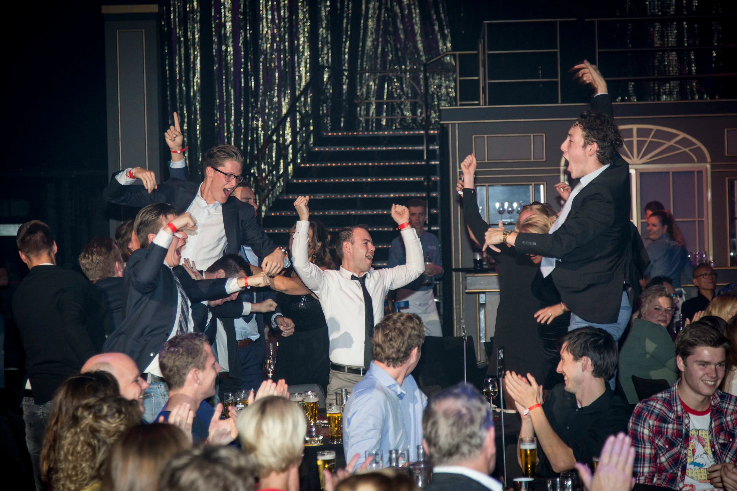 Het team van Het Strandhuys in Bergen op Zoom was best blij met de Publieksprijs in 2017.