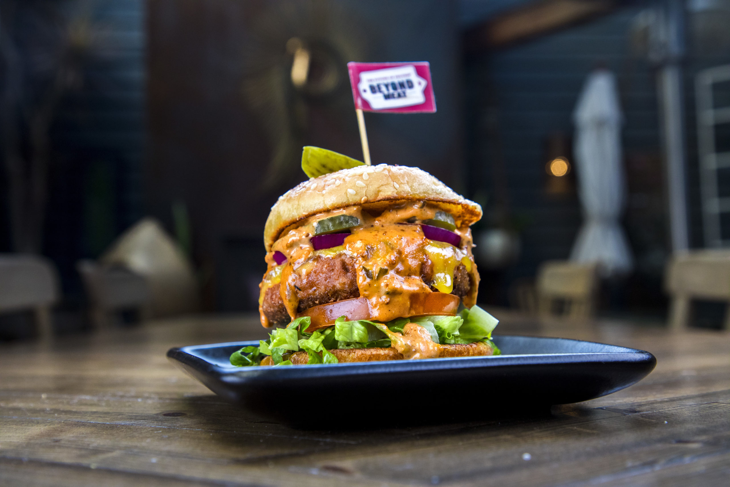 De classic burger van Beyond Meat