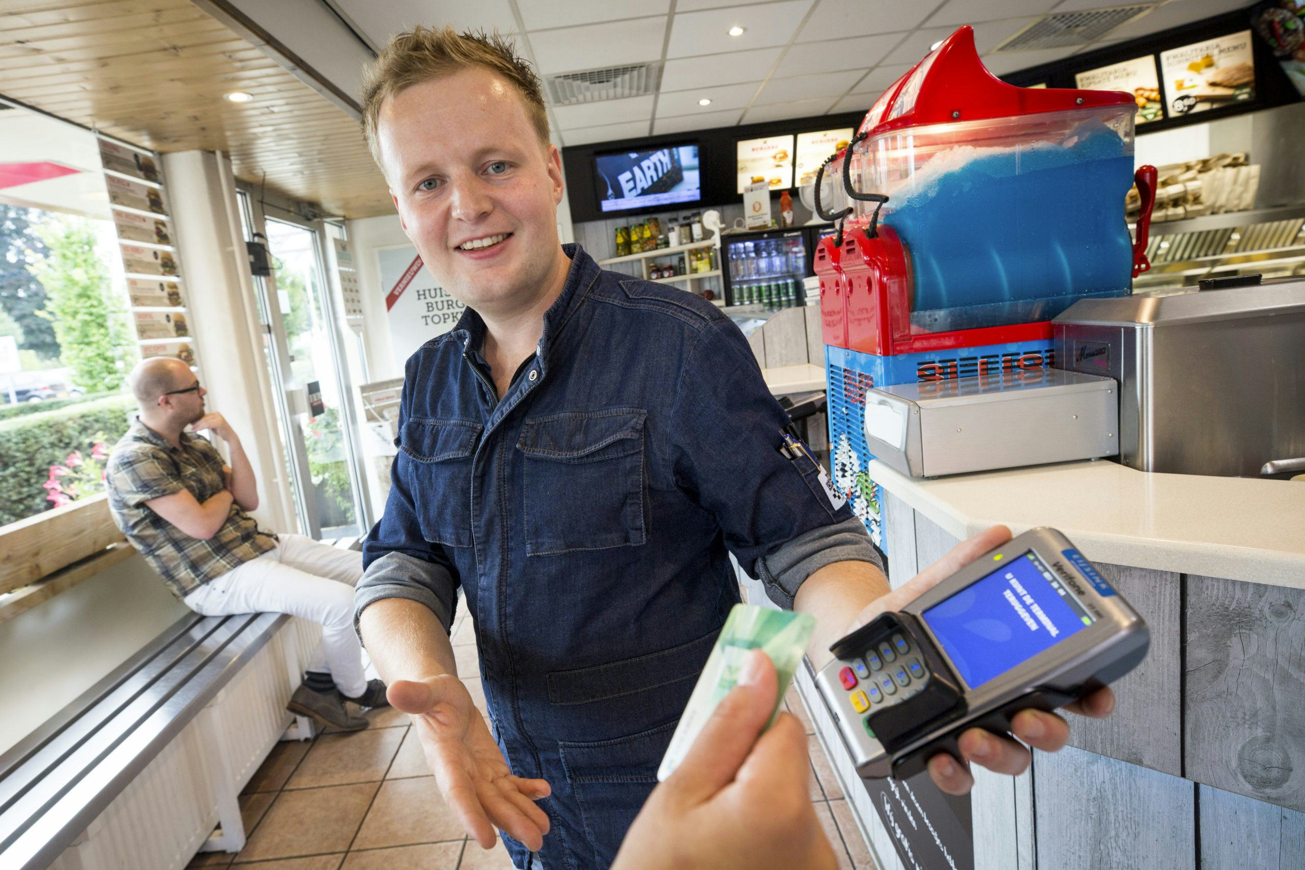 Robbert Jan de Veen van Kwalitaria De Daltons in Voorthuizen. Foto: Koos Groenewold