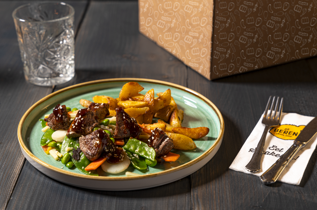 De Beren: driegangen keuzemenu voor thuis