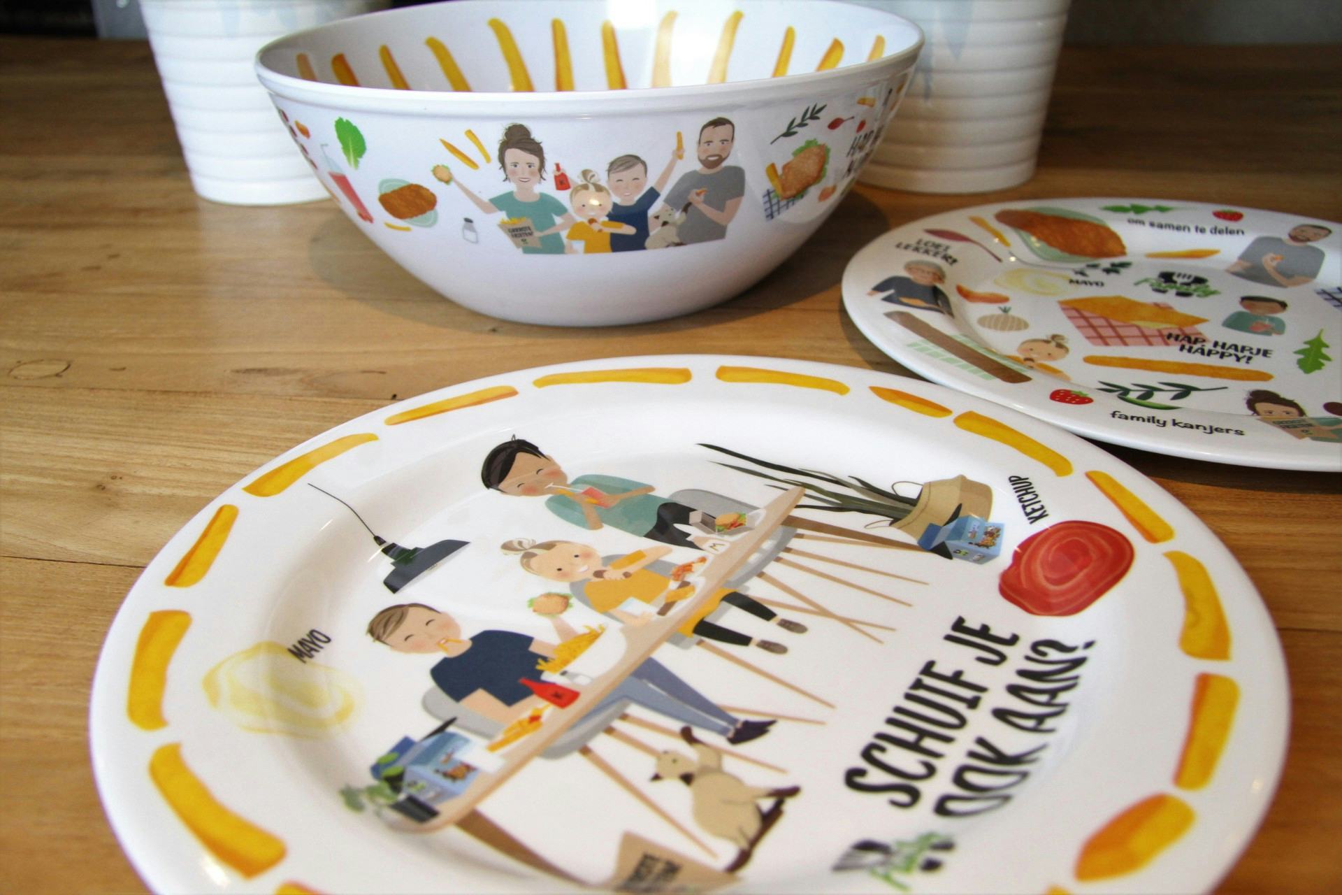 Family komt met snackservies voor thuis