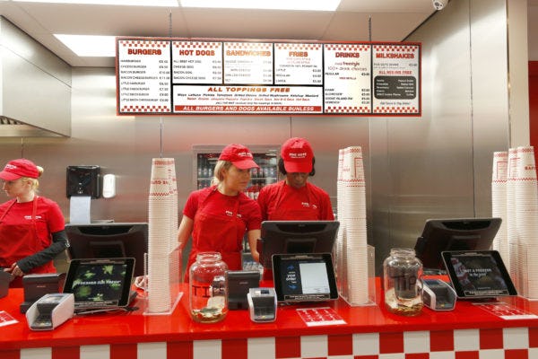 Five Guys niet welkom in Amsterdam