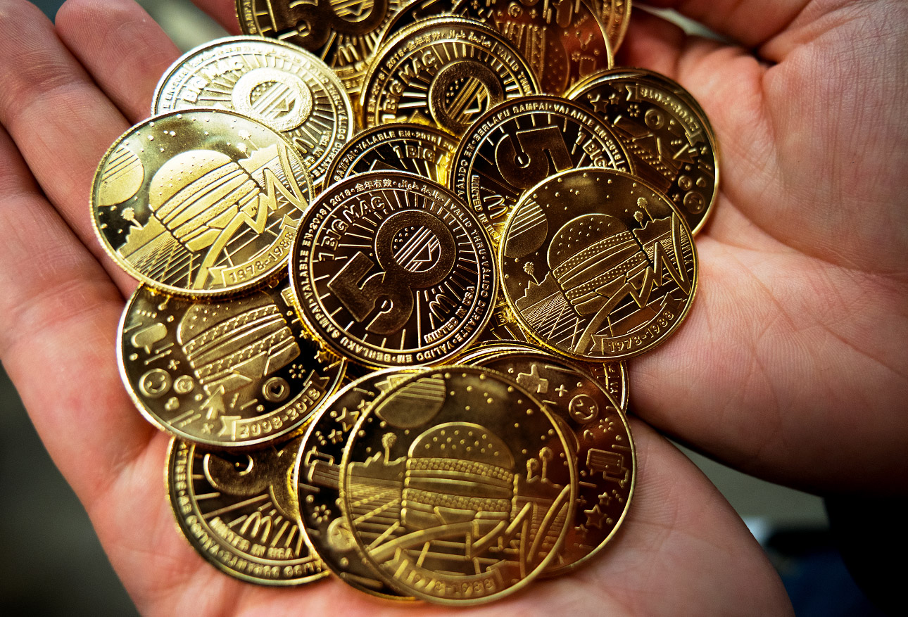 De MacCoin heeft wereldwijd dezelfde waarde: 1 BigMac.