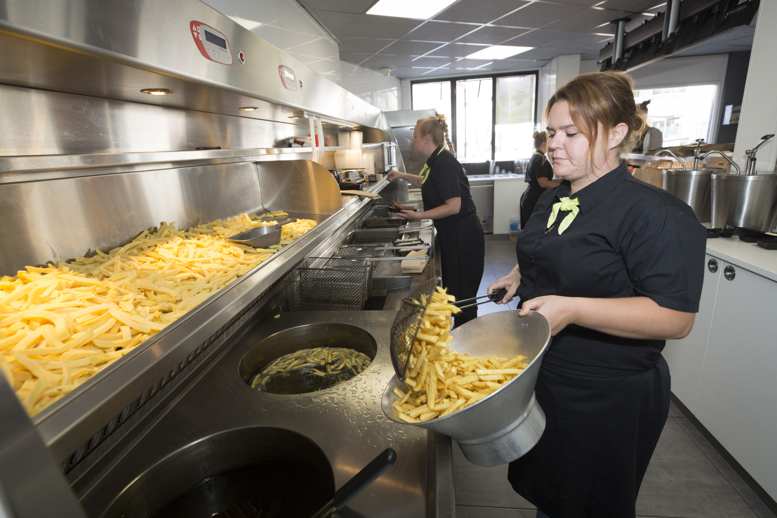 De bakwand van Cafetaria 't Huus 2.0 in Veenendaal. Foto: Koos Groenewold.