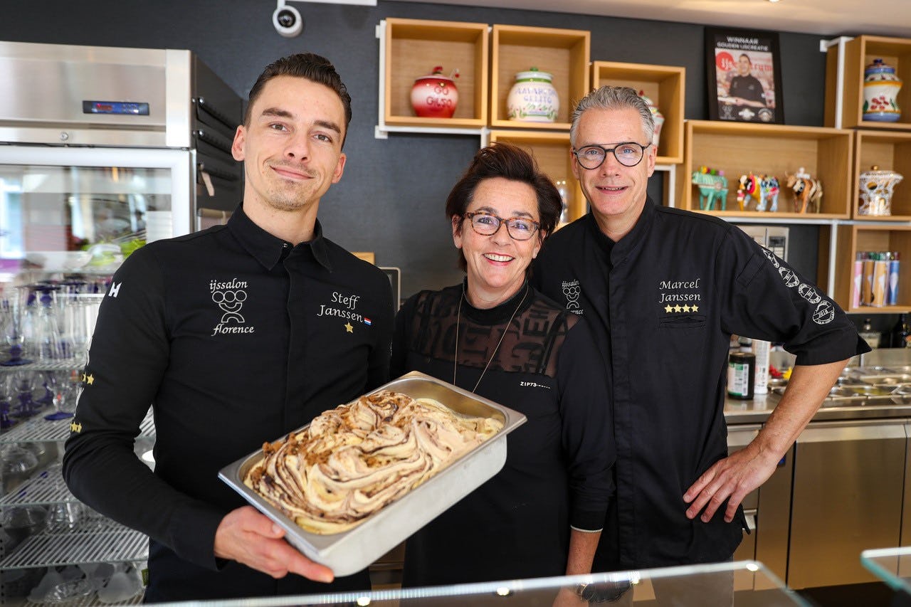 IJssalon Florence reduceert suikergehalte met 30 procent