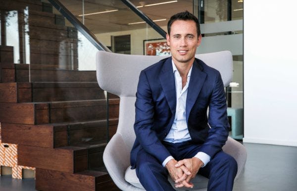Jitse Groen, ceo van Takeaway.com. Foto: Diederik van der Laan