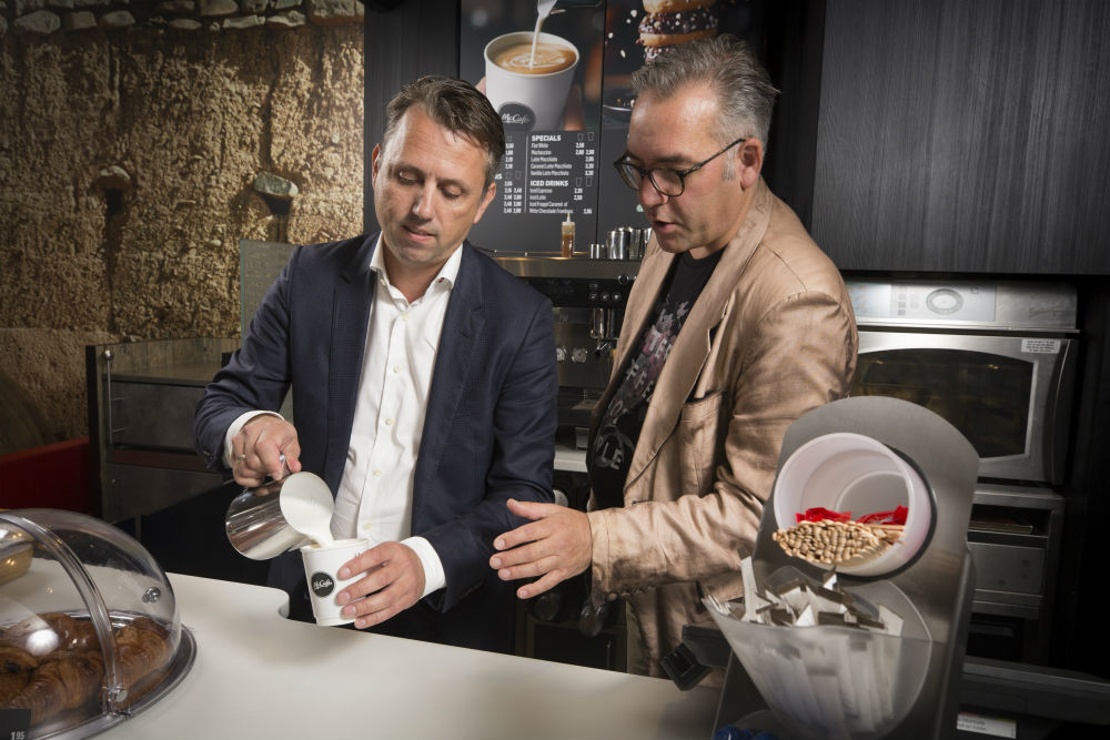 Ivo de Groot (links) en Joost Leopold. Foto: Koos Groenewold.