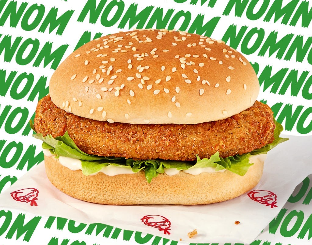 KFC Chickenless Chicken Burger verkoopt binnen 5 dagen uit