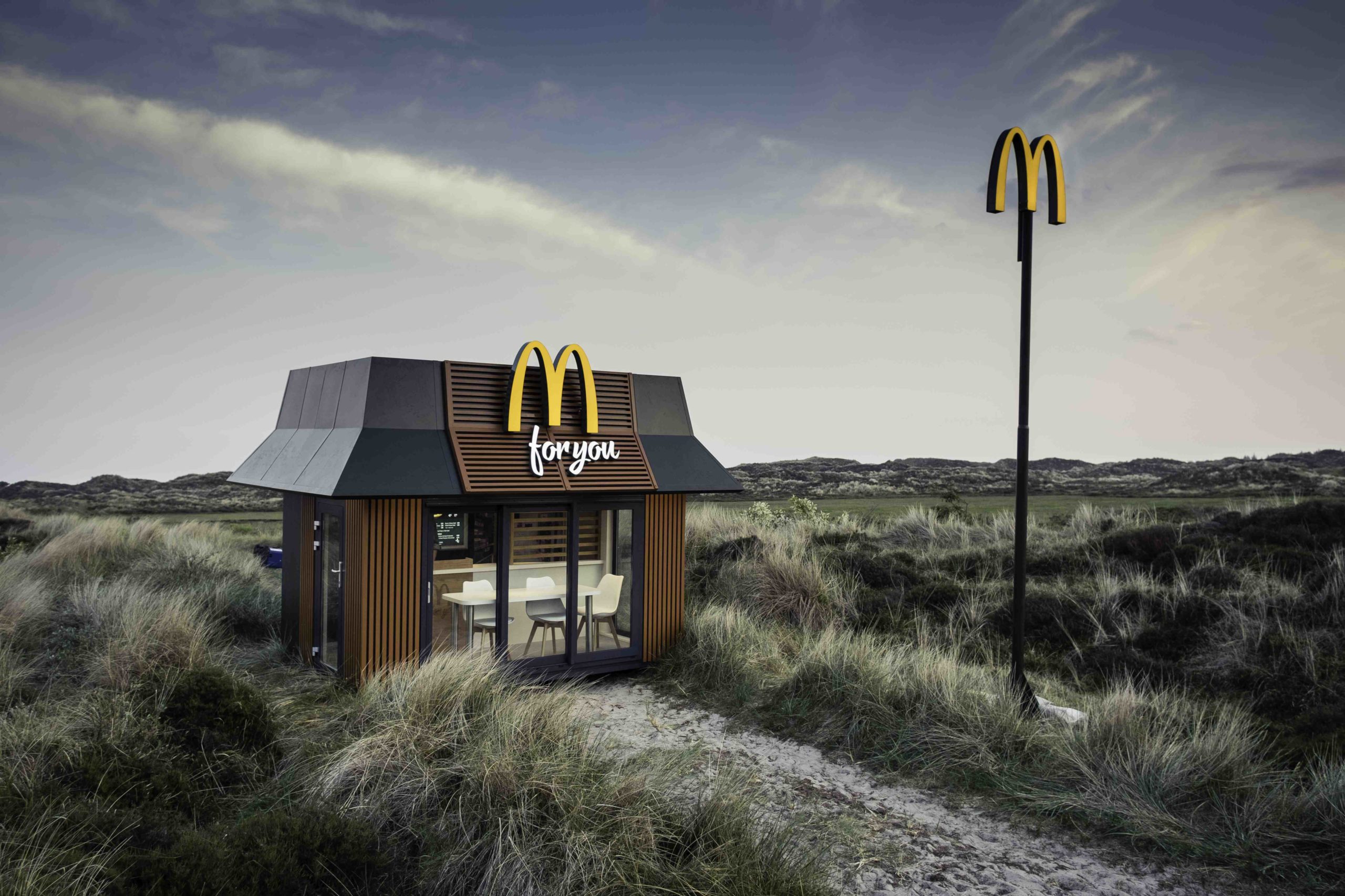 Nieuwe McDonald's heeft plek voor vijf personen