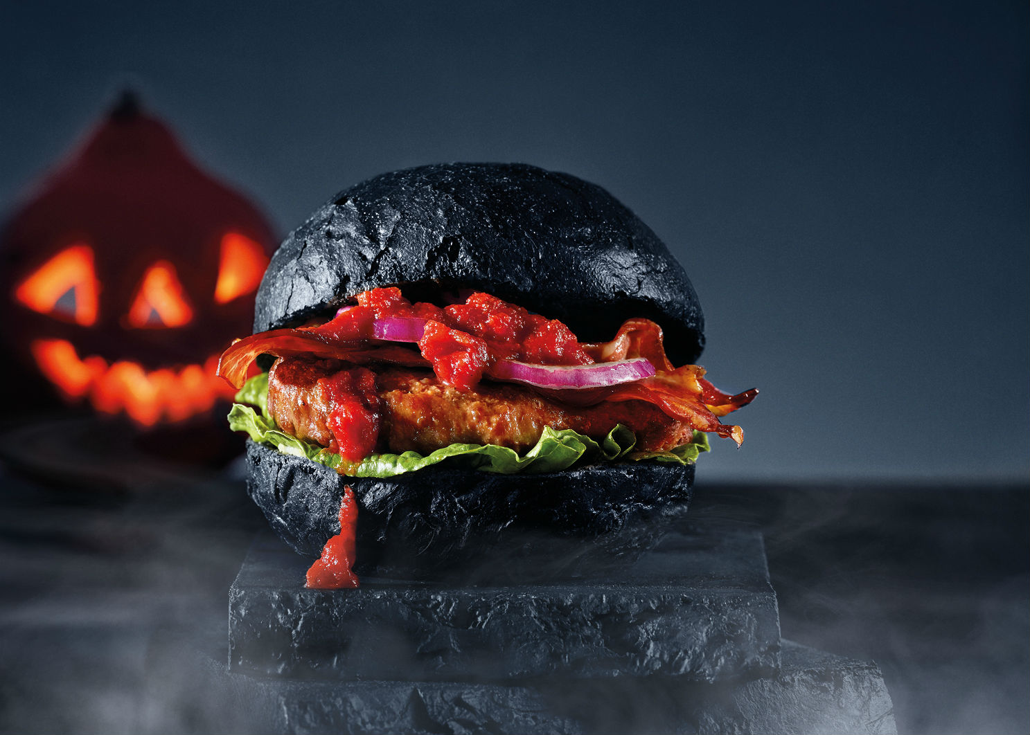 Kwalitaria introduceert een halloweenburger