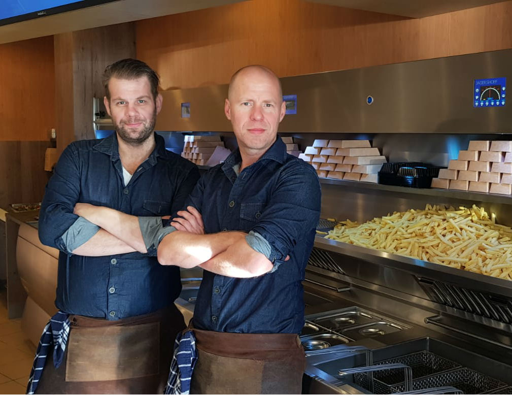 Hugo van Wandelen (links) en Theo van Gemert. 