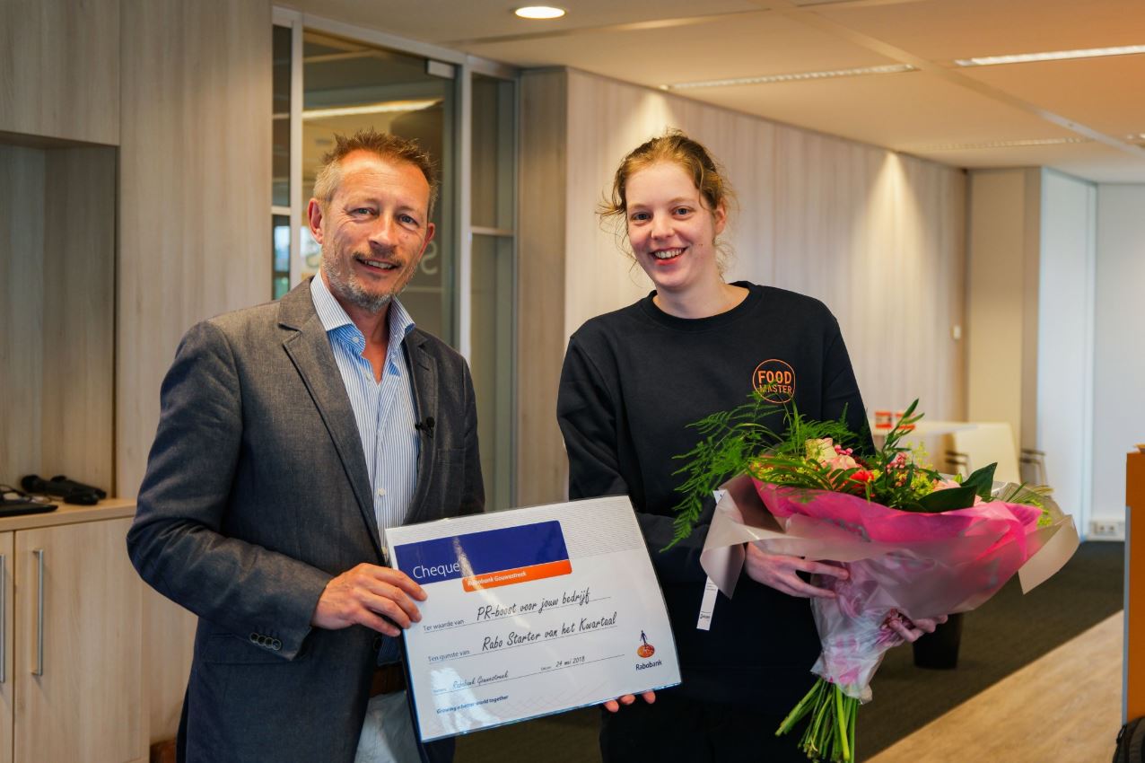 Nieuwste Foodmaster-onderneemster is Rabo Starter van het Kwartaal
