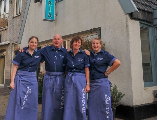 Vlnr: Milene, Jos, Tiny en Leonie. Foto: Henk-Jan Wittink