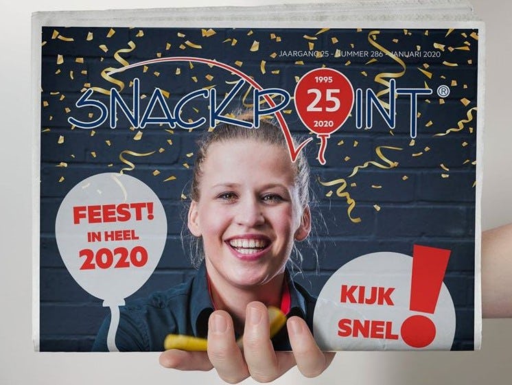 Snackpoint viert 25-jarig jubileum in 2020
