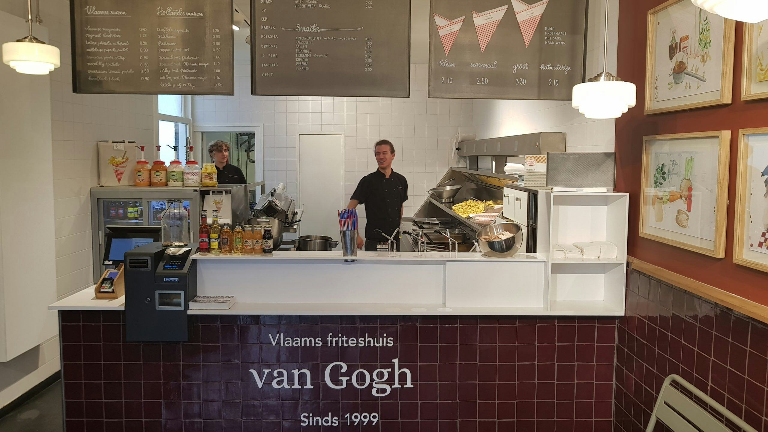 Vlaams friteshuis van Gogh in subtiel nieuw jasje