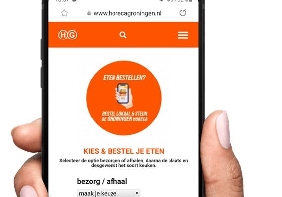 Horecagroningen.nl lanceert onafhankelijk eet -en bestelplatform