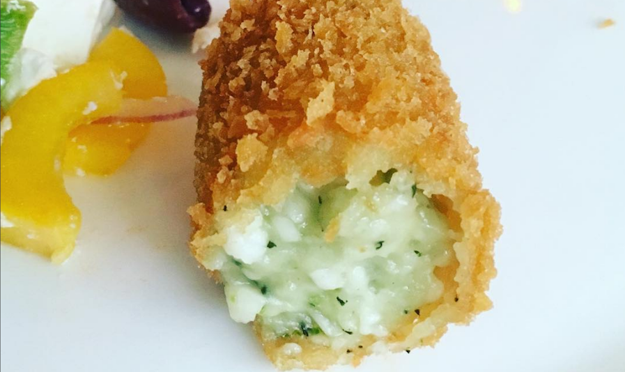 Nieuw op Frituurfestival: kroket met halloumi