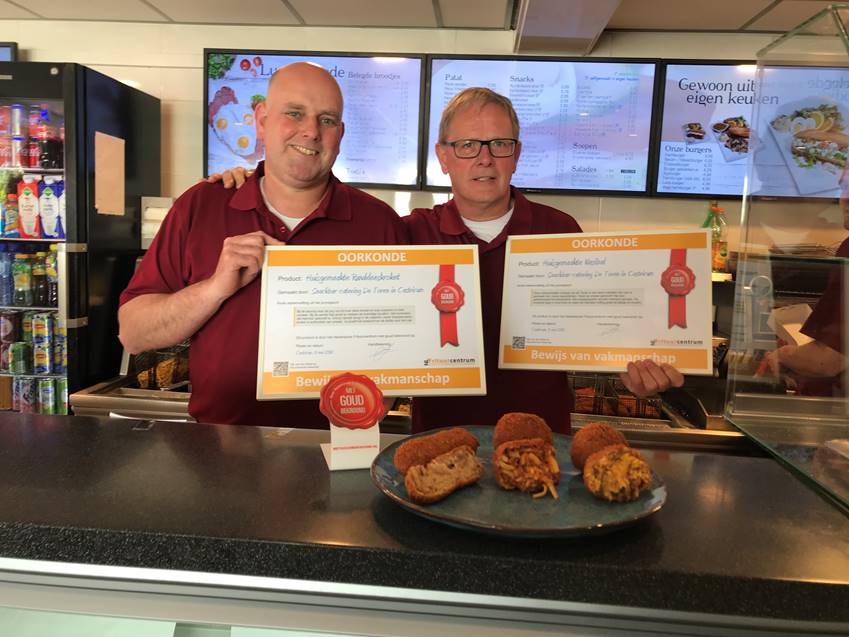 Eindelijk goud voor de snacks van Ronald Meijer