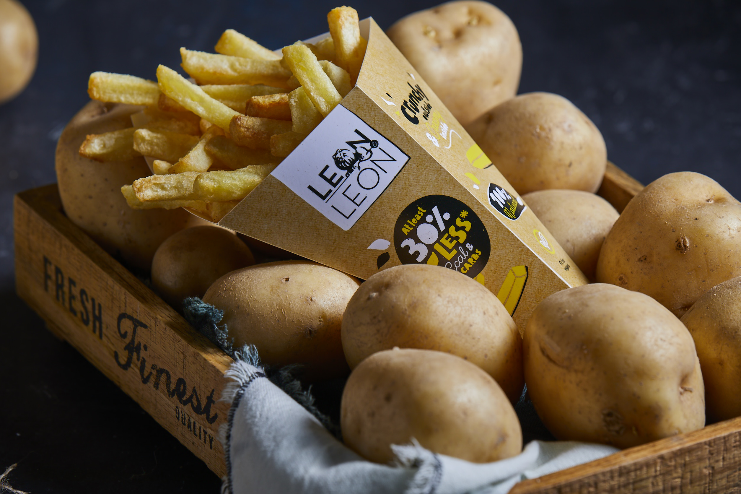 Leon&León introduceert koolhydraatarme friet