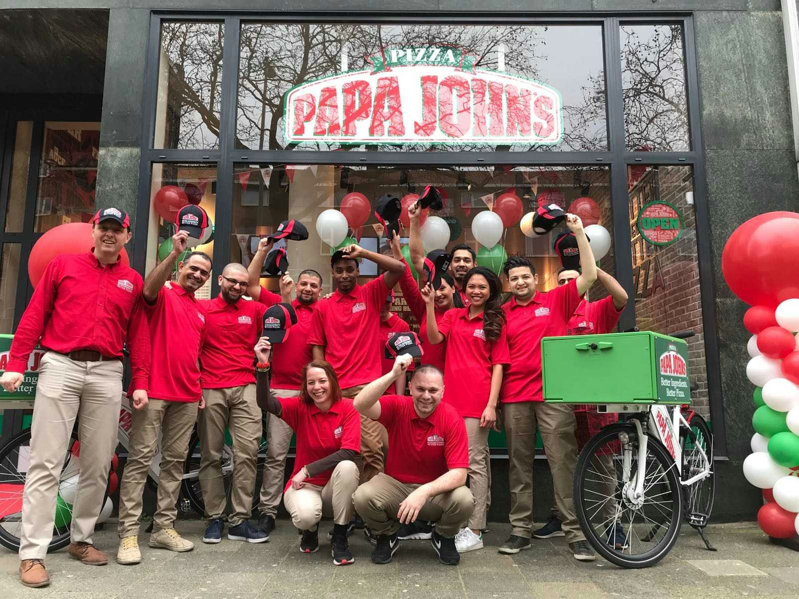 Papa John´s Pizza opent vestiging in Rotterdam