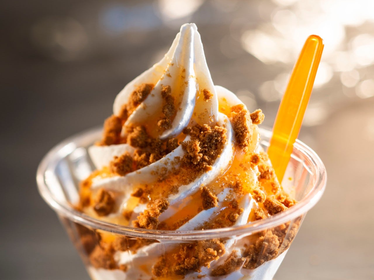 Softijs met speculaaskruiden van Nic Nederland.