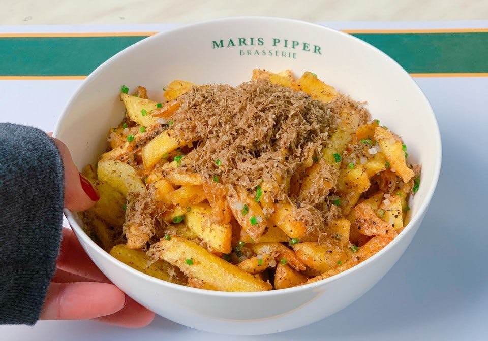 Frietboutique en brasserie Maris Piper lanceren luxe frietje met verse truffel