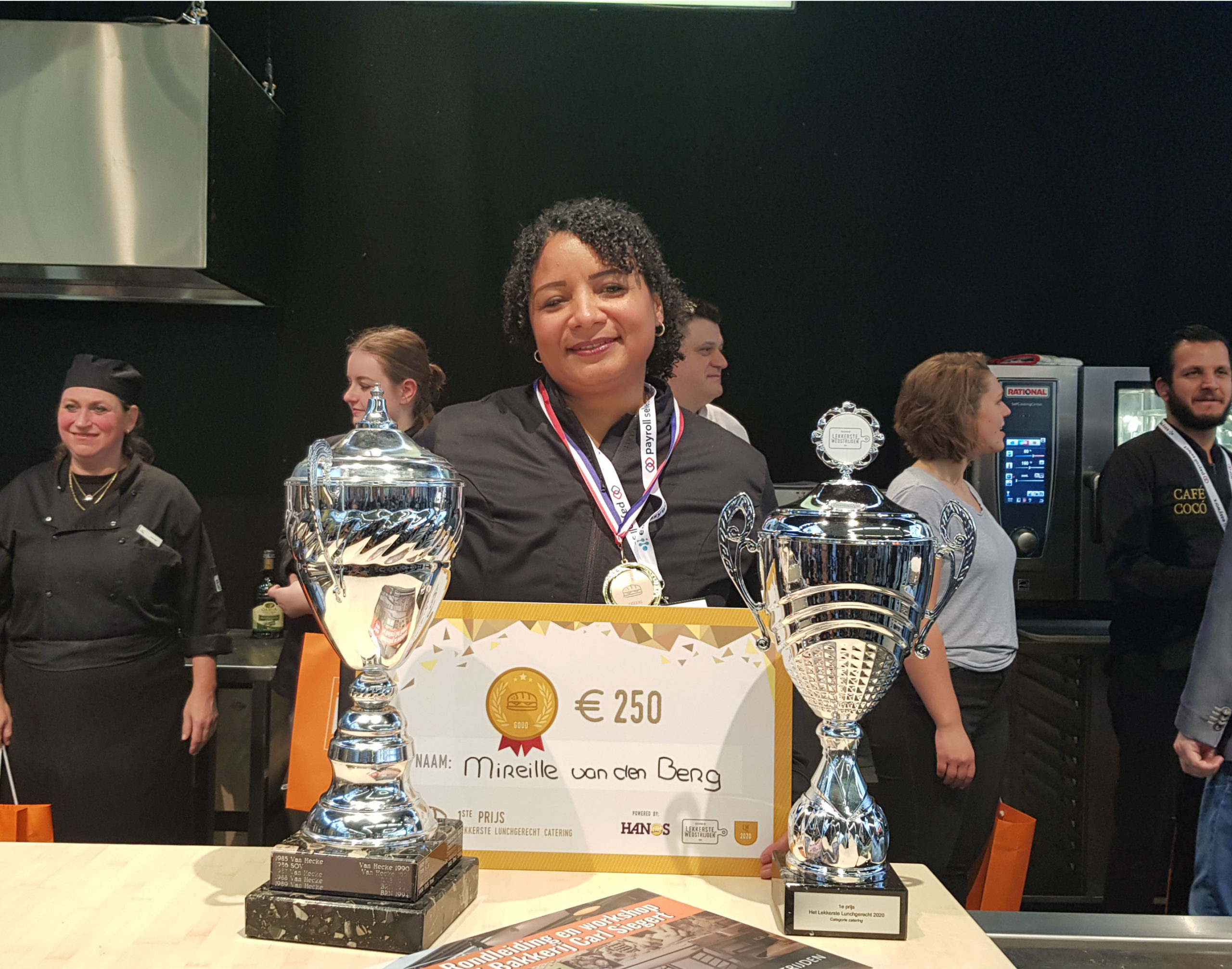 Mireille van de Berg, winnaar Lekkerste Lunchgerecht Catering