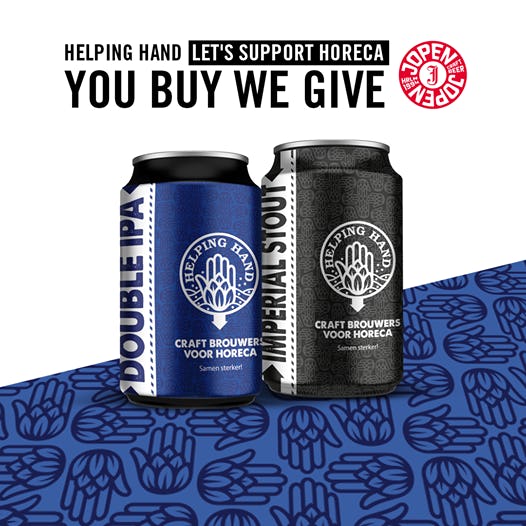 Helping  Hand: craftbrouwerijen steunen horeca met bierverkoop