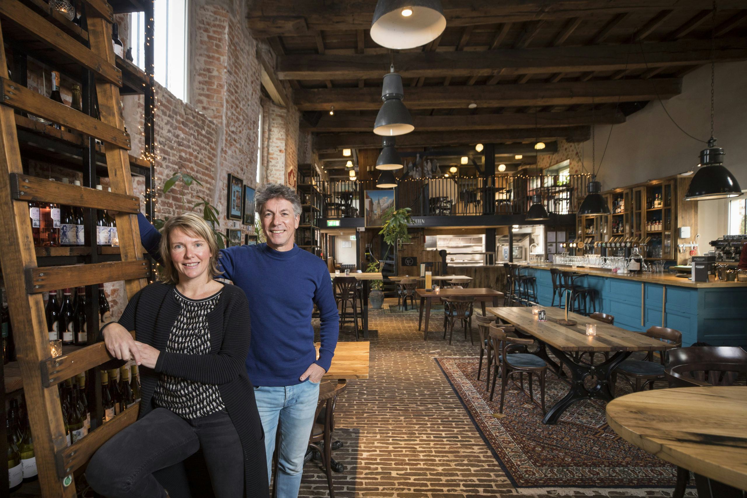 Esther en Mano Dijkman van het Arsenaal.