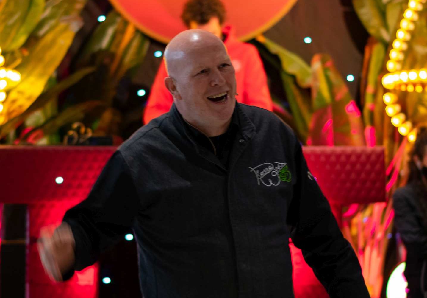 Pierre Wind zorgt, zoals altijd, voor de positieve energie.