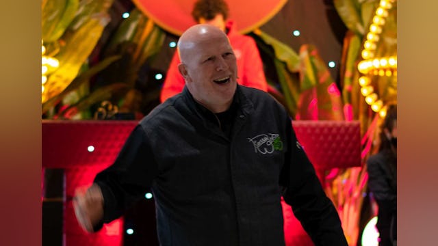 Pierre Wind zorgt, zoals altijd, voor de positieve energie.