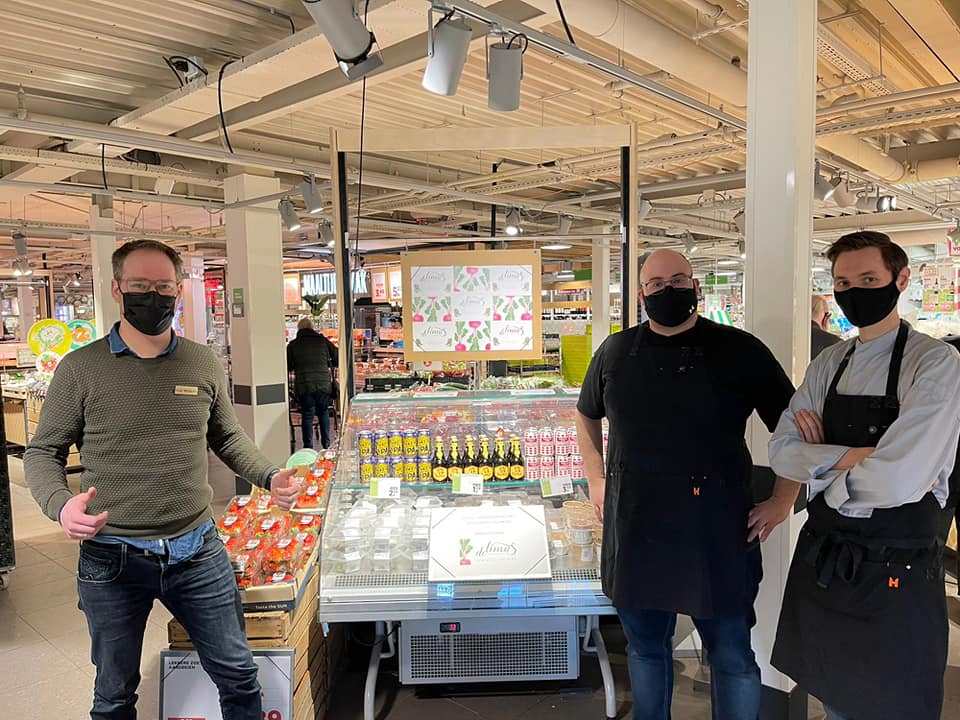 Restaurant De Limus verkoopt gerechten bij supermarkt Plus Visser Malden