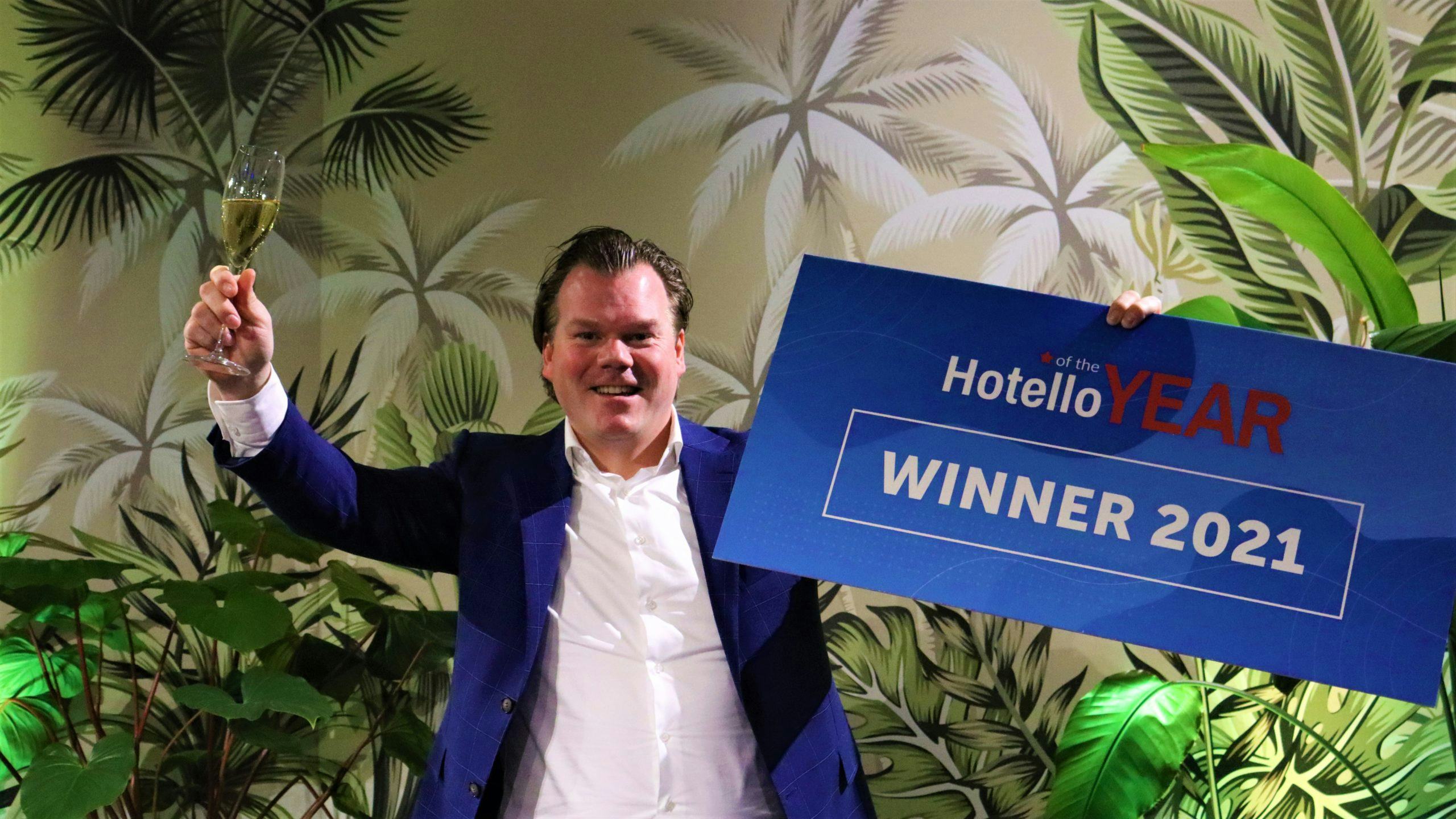 Gijs Hendrikx van Hendrikx Hospitality is Hotello of the Year 2021