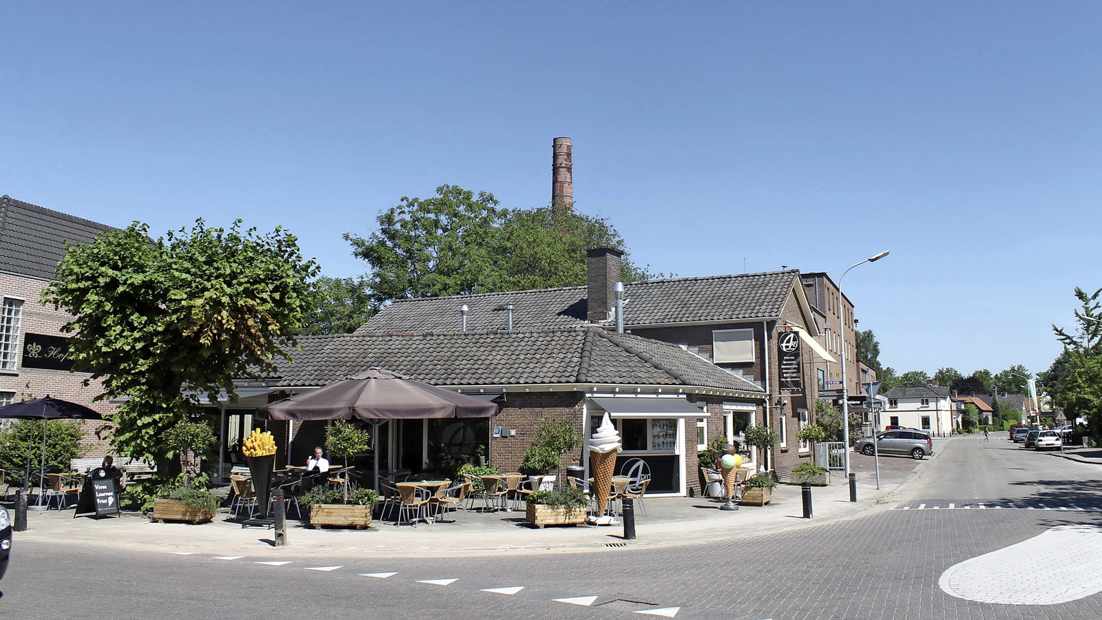 Aris Frieterie in Gelderse Laren in actie voor lokale kapsalons