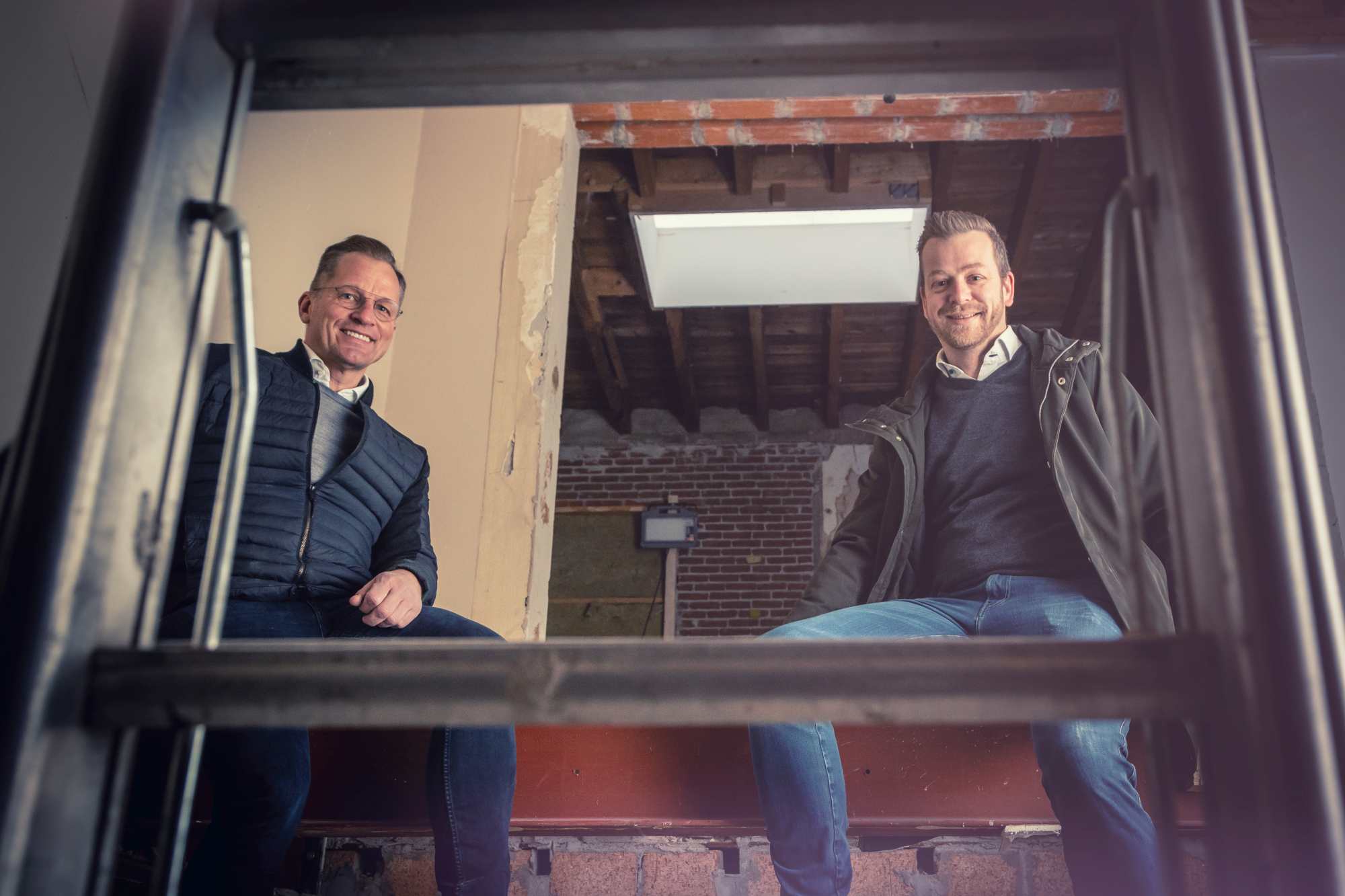 Ferry Nahon en Sjoerd Holders.